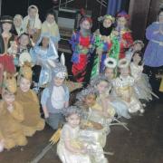 Youngsters at Edinbarnet Primary School performing in the nativity in December 2008