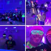 In pictures: Bankies shine bright at local neon party