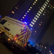 Large blue-light response called to Glasgow flats