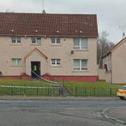 Drumchapel home locked down by police