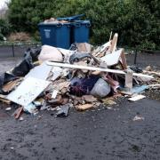 The most recent dump of waste outside Dave's home