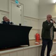 Brian Cairns, a member of the Campaign Against Assisted Dying, addresses the conference