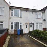The property is located on Millburn Avenue, Clydebank