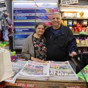 Previous owners Billy and Bal Singh put their Dalmuir shop up for sale after retiring last month