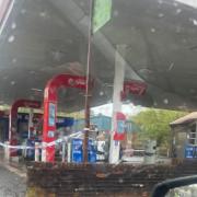 Man arrested after 'robbery' at Clydebank petrol station