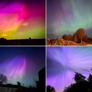 The Northern Lights were visible all over Clydebank
