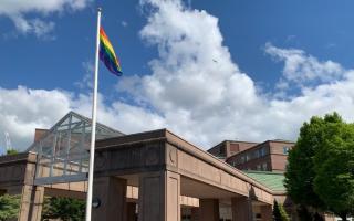 The Golden Jubilee has been flying the rainbow flag for Pride month