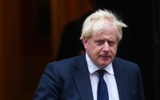 Prime Minister Boris Johnson leaves 10 Downing Street, London (PA)