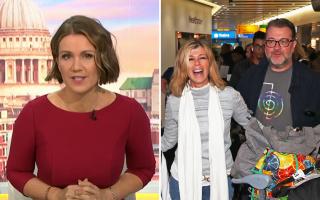Susanna Reid read out an email Kate Garraway had sent to viewers of Good Morning Britain