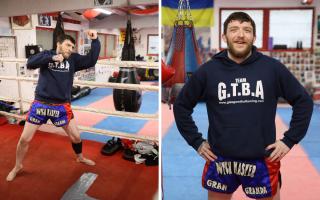 Andy Loen trains at the Glasgow Boxing Academy in Clydebank